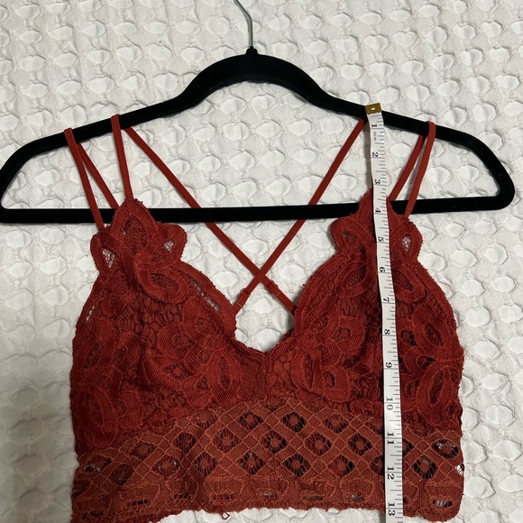 Anemone Terracotta Lace Crochet Cami Tank - Picture 4 of 6